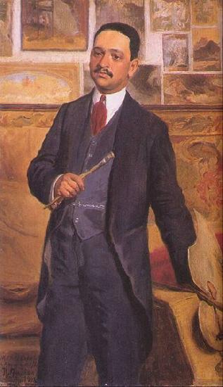 Rodolfo Amoedo Portrait of Joao Timoteo da Costa oil painting picture